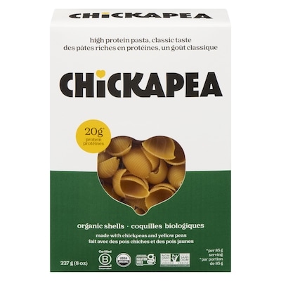 Chickapea Organic Shells 227 g, $2.86/100g