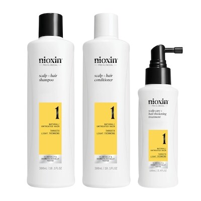 Nioxin Soin épaississant pour cuir chevelu et cheveux Système 1 - pour cheveux naturels légèrement clairsemés 1 ea, 57,99 $/1ch