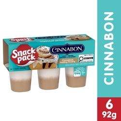 Snackpack Coupes de pouding Cinnabon 552 g, 0,90 $/100g