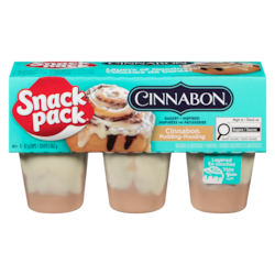 Snackpack Cinnabon pouding 552 g, 0,68 $/100g