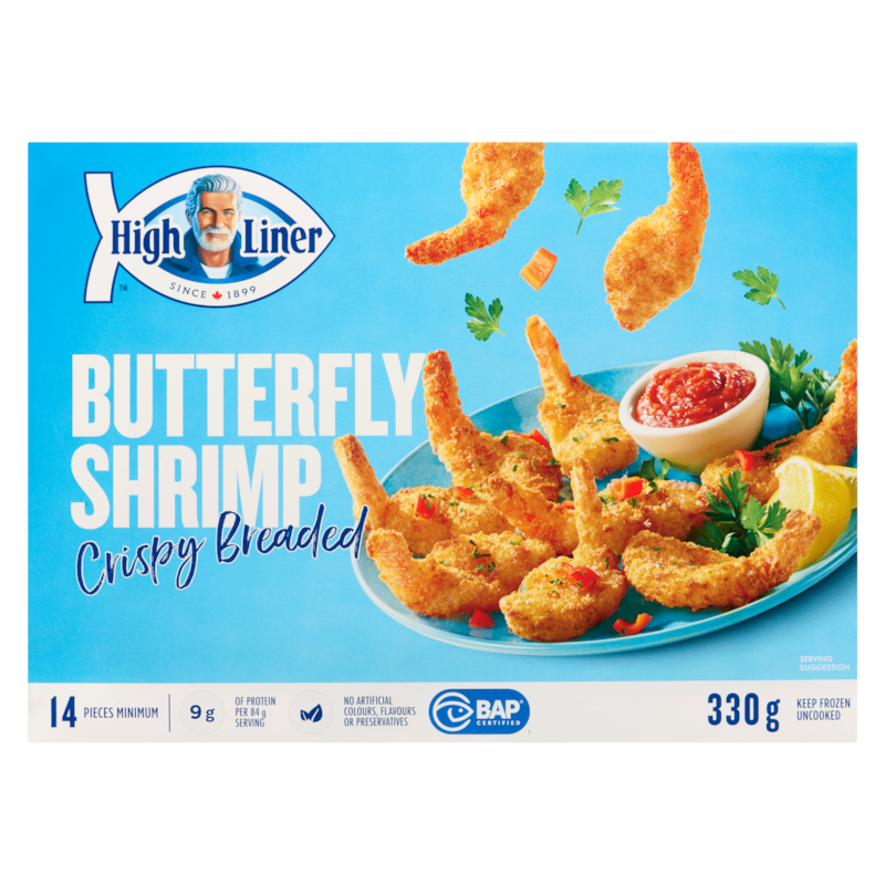 Crispy Breaded Butterfly Shrimp
