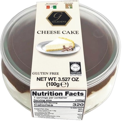 Glidini Gâteau au fromage, sans gluten 100 g, 5,69 $/100g