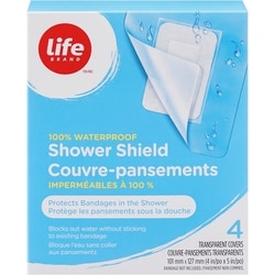 100% Waterproof Shower Shield 4 Transparent Covers