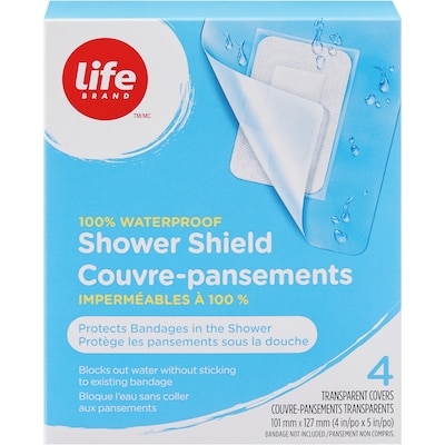 Life Couvre-pansements imperméables à 100 % et transparents, emballage de 4 4 ea, 4,49 $/1ch