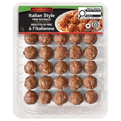 Marcangelo Italian Style Pork Meatballs 1 kg, $1.50/100g