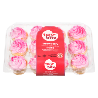 Two-bite Petits gâteaux fraise 284 g, 1,76 $/100g