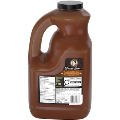 Heinz Miel et ail sauce pour côtes et ailes Diana Sauce 3.78 l, 0,73 $/100ml