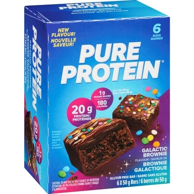 Barre sans gluten saveur de brownie galactique