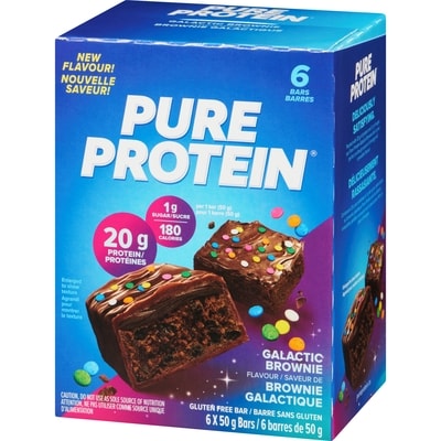 Barre sans gluten saveur de brownie galactique