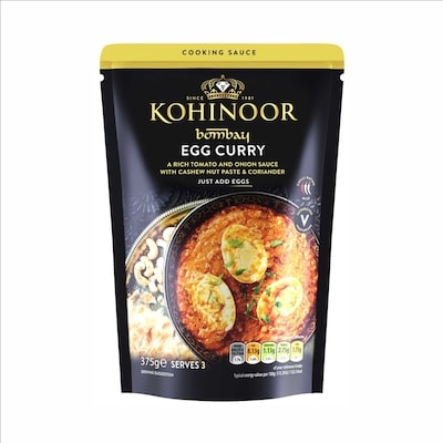 Kohinoor Œuf aux curry à la Bombay 375 g, 0,80 $/100g