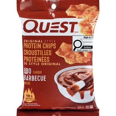 Quest Original Style Protein Chips Bbq Flavour 32 g, $14.03/100g