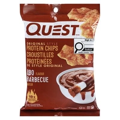 Quest Original Style Protein Chips Bbq Flavour 32 g, $14.97/100g
