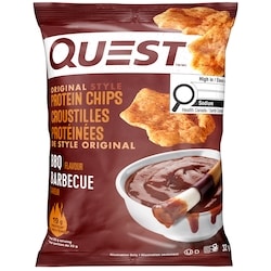 Quest croustilles protéinées de style original – Saveur Barbecue 32 g, 14,97 $/100g