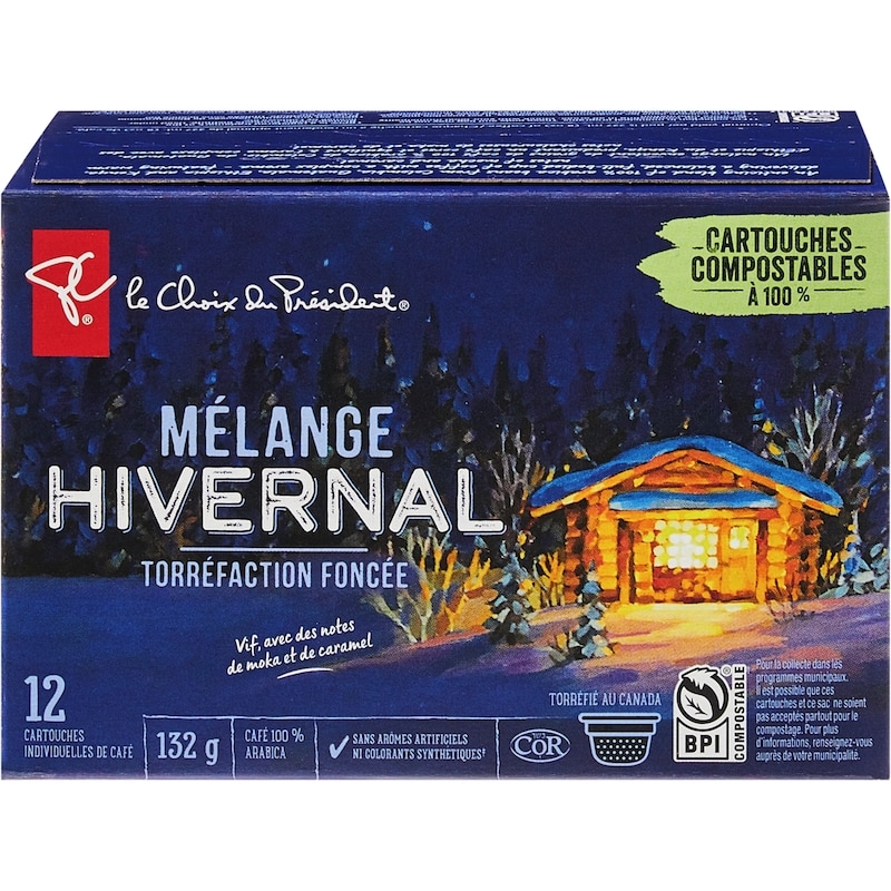 Winter Blend Dark Roast Single Serve Coffee Pods