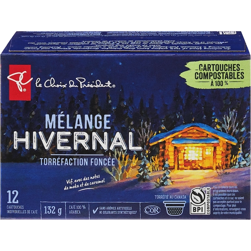 Winter Blend Dark Roast Single Serve Coffee Pods