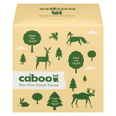 Caboo Tree Free Facial Tissue 3-Ply 60 ea, $0.05/1ea