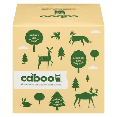Caboo Mouchoirs en papier sans arbre 3 épaisseurs 60 ea, 0,05 $/1ch