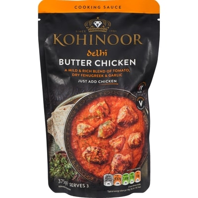 Kohinoor Cooking Sauce Delhi Butter Chicken 375 g, $0.80/100g