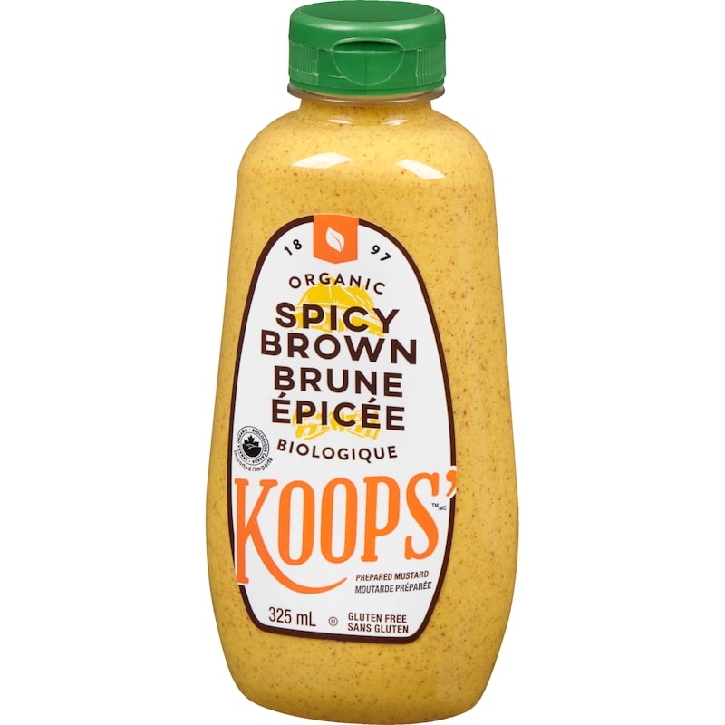 Prepared Mustard Organic Spicy Brown