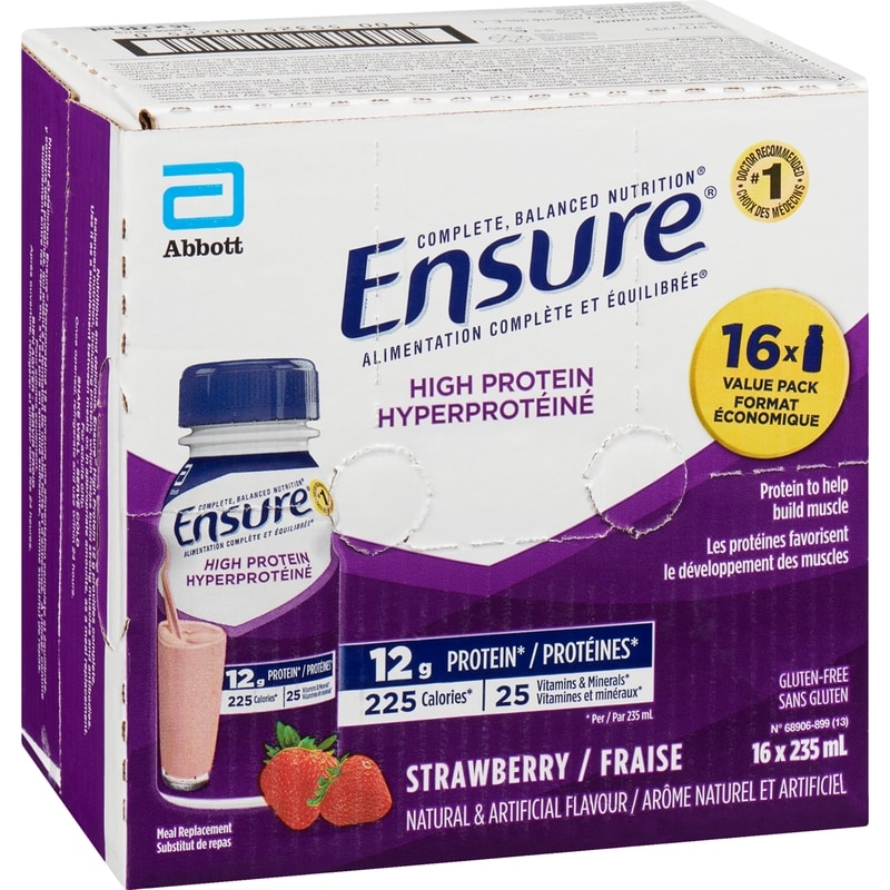 High Protein Meal Replacement Strawberry Value Pack