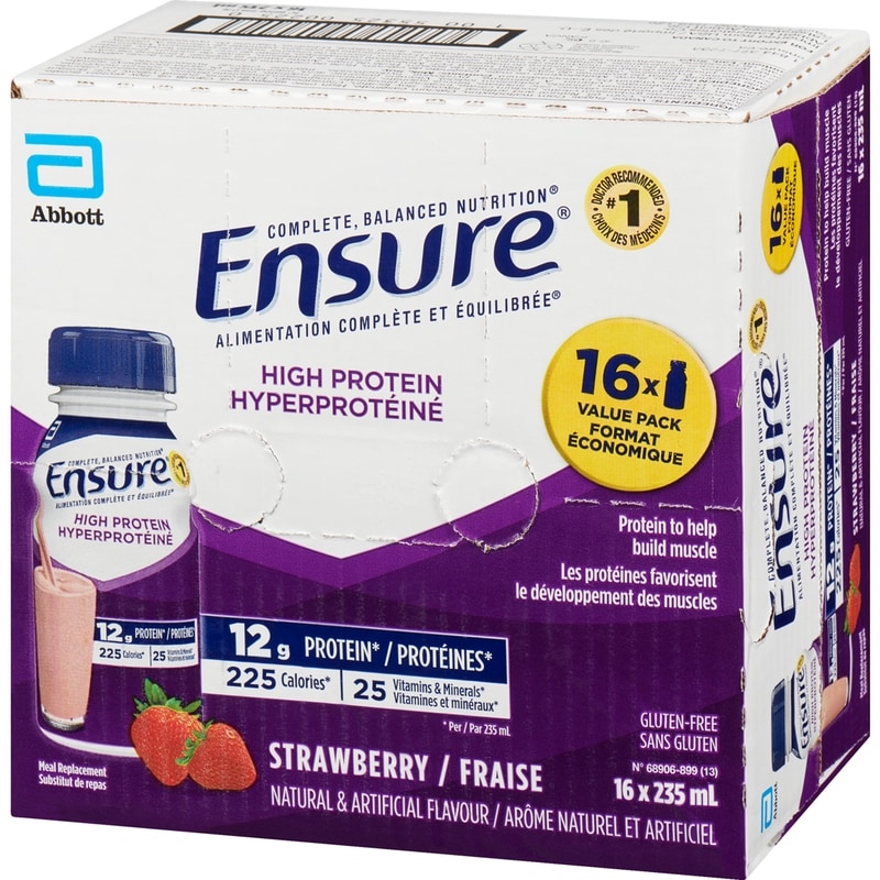 High Protein Meal Replacement Strawberry Value Pack