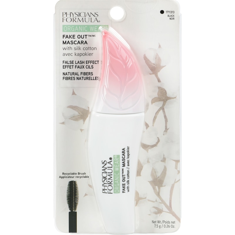 Organic Wear Fake Out Mascara With Silk Cotton Black