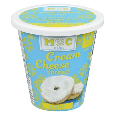 Mc Dairy Cream Cheese Spread Light 18 % M.F. 300 g, $2.00/100g