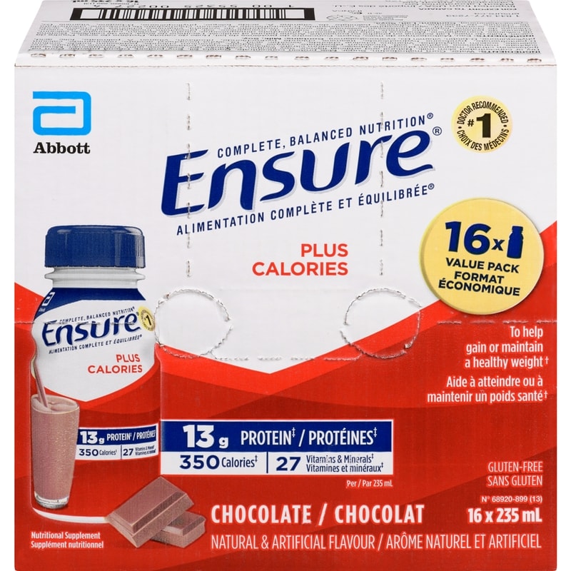 Plus Calories Nutritional Supplement Chocolate Value Pack