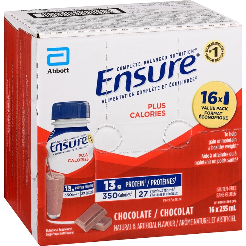 Plus Calories Nutritional Supplement Chocolate Value Pack