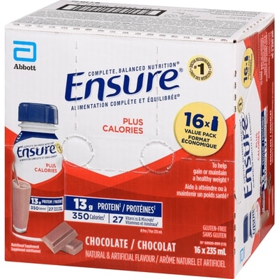 Plus Calories Nutritional Supplement Chocolate Value Pack