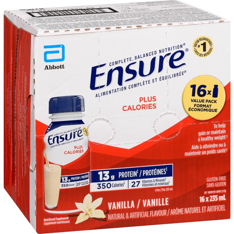 Plus Calories Nutritional Supplement Vanilla Value Pack