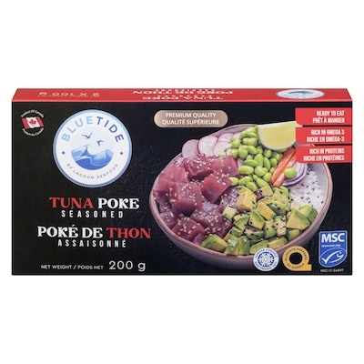 Blue Tide Seasoned Tuna Poke 200 g, $5.15/100g