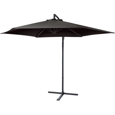 Life at Home Parasol déporté pour terrasse – charbon 1 ea, 149,00 $/1ch