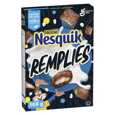 Nestlé Céréales de Petit-Déjeuner au Chocolat , Crème à la Vanille, Grains Entiers 368 g, 1,22 $/100g