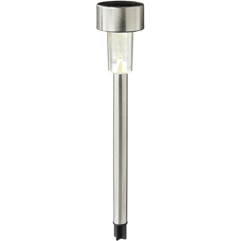Solar Stake Light - Silver