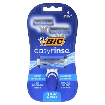 Bic Easyrinse Razors 4 Blades 2 ea, $4.00/1ea