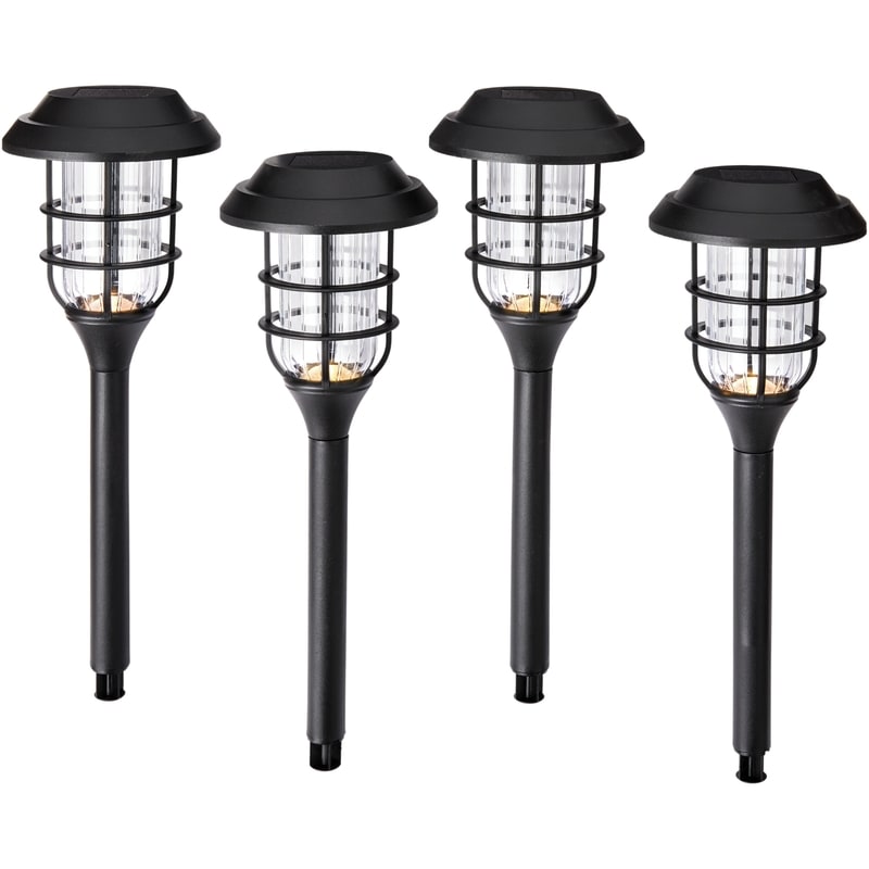 Solar Garden Stake Lights 4 Pack
