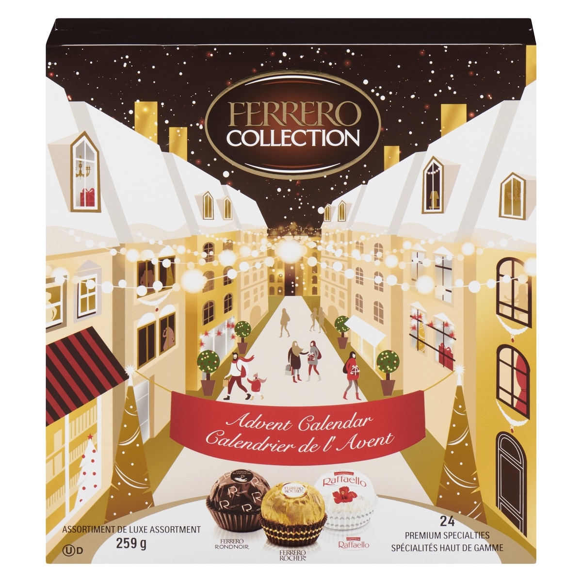 Ferrero Rocher Assortiment de luxe calendrier de l'avent 259.2 g, 9,23 $/100g