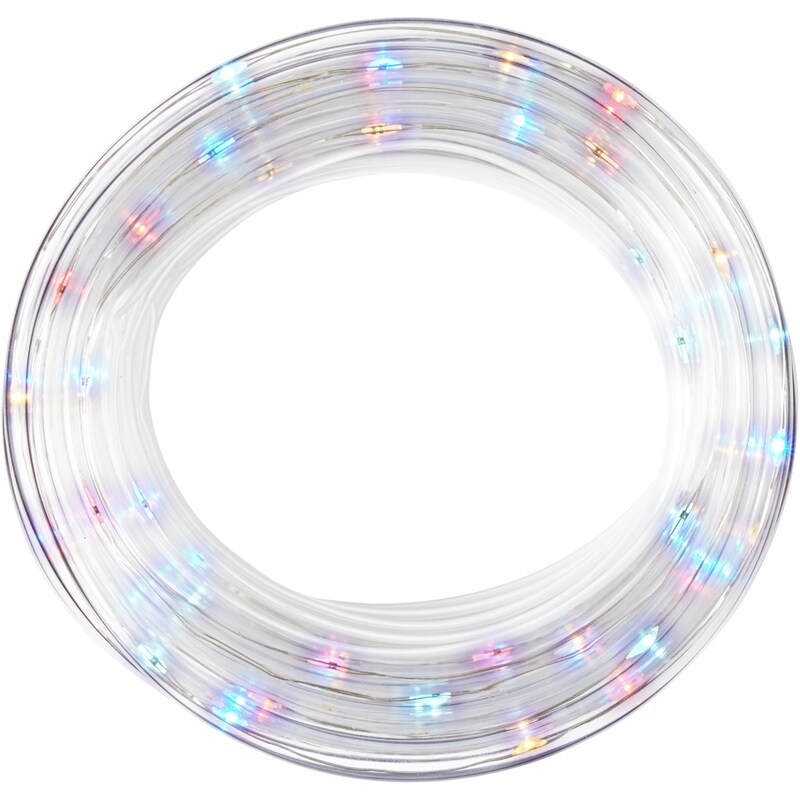 Solar Rope Light 100 Count - Warm White and Multicolour