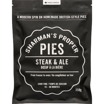 Sharman's Proper Pies Bœuf à la bière 350 g, 3,71 $/100g
