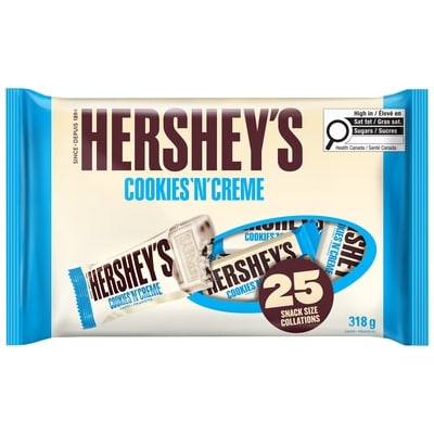 Hershey's 25Ct Hershey'S Cookies 'N' Crème 318 g, $3.14/100g