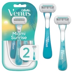 Miami Sunset Smooth Sensitive, Disposable Women's Razors, 3 ct