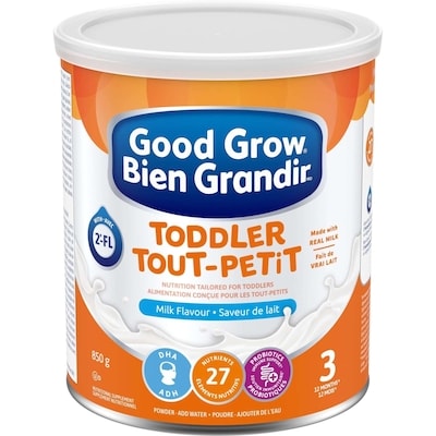 Nestlé GOOD GROW Milk-flavoured Nutritional Toddler Drink 850 g, $4.23/100g