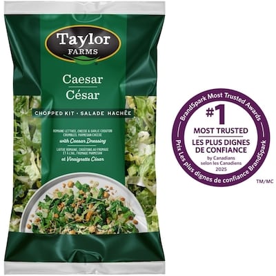 Taylor Farms Salade Hachée César 316 g, 1,90 $/100g