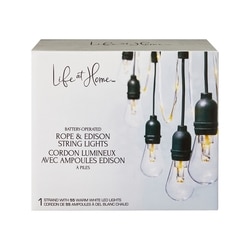 null Rope and Edison String Lights 55 Count 1 ea, $39.00/1ea