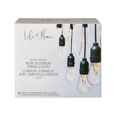 null Rope and Edison String Lights 55 Count 1 ea, $39.00/1ea