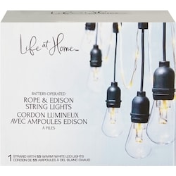 null Cordon lumineux avec 55 ampoules Edison 1 ea, 39,00 $/1ch