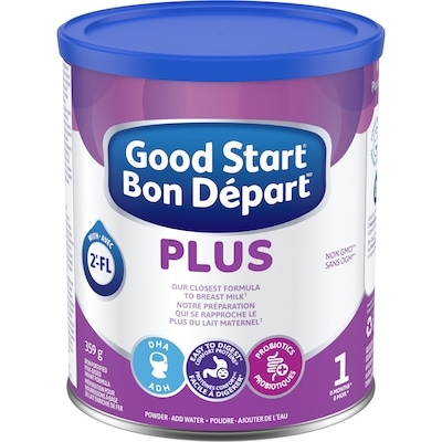 Nestlé Plus Iron Fortified Milk-Based Infant Formula Powder 1 0 Months+ 359 g, $7.52/100g $3.41/1lb