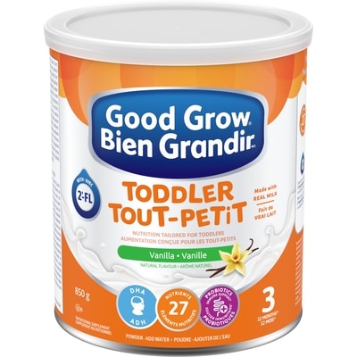 Nestlé Tout-petits supplément nutritionnel vanille 3 12 mois+ 850 g, 4,23 $/100g