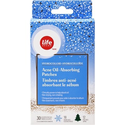 Life Timbres anti-acné absorbant le sébum 30 ea, 0,27 $/1ch